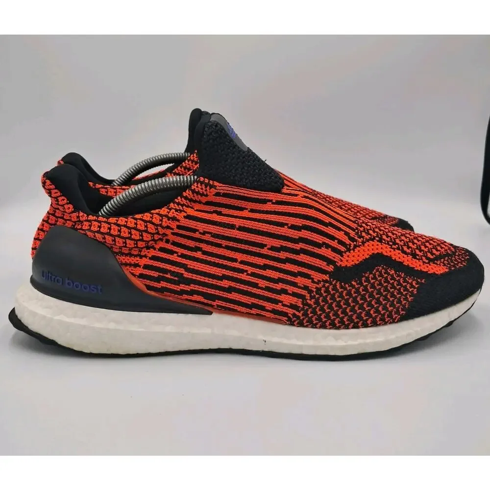 Size 10.5 - adidas UltraBoost 5.0 DNA Laceless Solar Red Black - GX8965